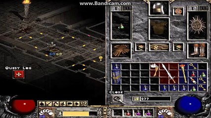 Diablo II - inner cloister level 4 - Boss Kill: Andariel