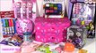 Trinket Box of GOODIES! MLP MYMOJI Hello Kitty Lip Balm Shopkins Candy Jar LPS Nail Set Blind Bags!