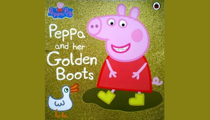 Peppa Pig and her Golden Boots Children's Story Book Kids Read Along