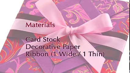 Valentine's Day Handmade Origami Card -Happy Valentine's Wishes And Lovely Cards