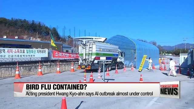 Acting President says AI outbreak almost under control