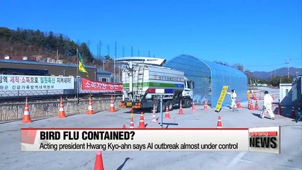 Acting President says AI outbreak almost under control