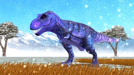 Color Dinosaurs Vs Mammoth Finger Family | Dinosaur Cartoons for Children | Dinosaur Fights