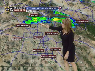 Slight chance of rain possible in the Valley towards end of week