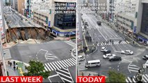 Sinkhole? What sinkhole? Japan's mega-sinkhole is repaired in just a WEEK