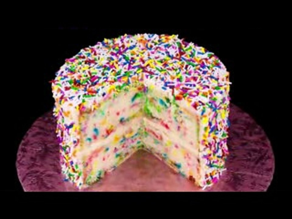 Funfetti Cake Recipe (Birthday Cake with Rainbow Sprinkles)