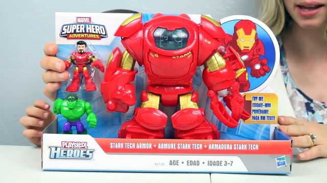 playskool heroes super hero stark tech armour