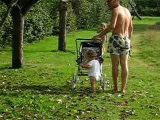 promenade dans le jardin