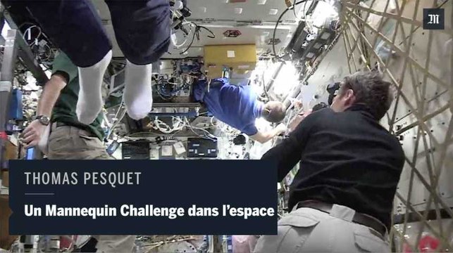 L'astronaute français Thomas Pesquet réalise un Mannequin Challenge dans l’espace