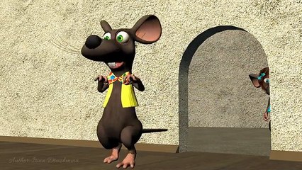 Funny Happy Birthday Song. Mouse sing Happy Birthday To You