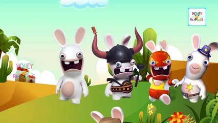 RABBIDS INVASION Finger Family Cartoon Animation Nursery Rhymes For Children Daddy Finger Songs