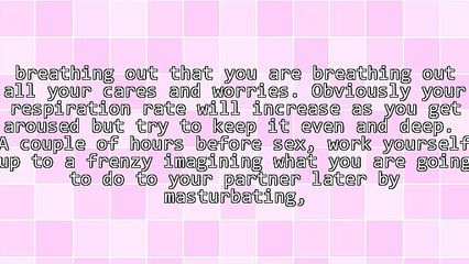 Performance Anxiety in Bed