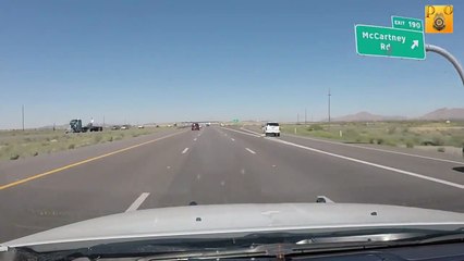 Police chase dash cam, Arizona
