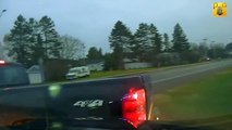 Police chase Pit maneuver during police chase, Minnesota