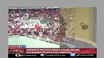 Dirigentes de la oposición piden que el pastor Ezequiel Molina diga cuales son los políticos corruptos-Video