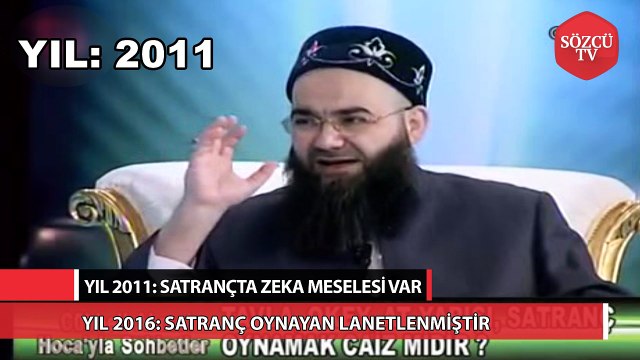 Bakın Cübbeli satrançla ilgili yıllar önce ne demiş?