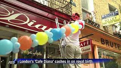 Café Diana celebrates birth of royal baby