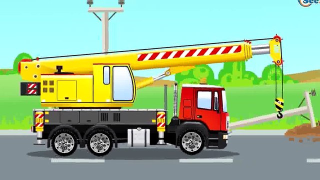 Der Abschleppwagen und Das Polizeiauto Animierter Zeichentrick in deutsch Cartoon für Kind