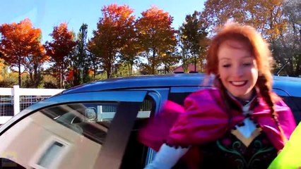 Frozen Elsa & Anna at the TOY STORE! w/ Spiderman Joker Maleficent Crying Baby Catwoman! S