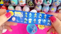 Surprise BALLS chupachups! Smurfs, spongebob squarepants and kinder joy surprise egg. Toys بيض كندر