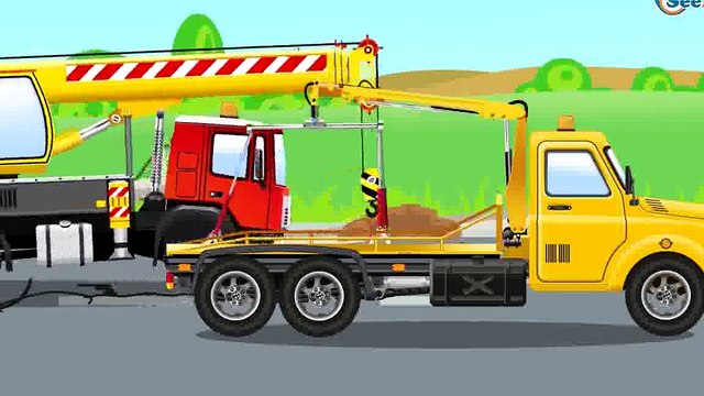 Der Gelbe Traktor und Der Lastwagen Animierter Zeichentrick in deutsch Cartoon für Kinder