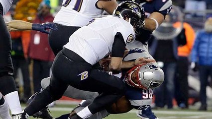 Joe Flacco sacked by Trey Flowers for loss of 10 yards