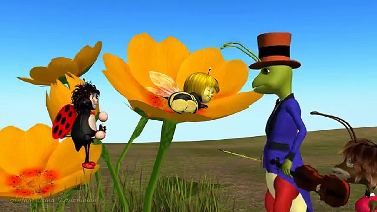 Funny Happy Birthday Song. Bee singing Happy Birthday to You