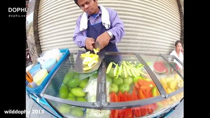 Meyve en güzel böyle soyulur