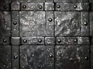 Gerçek  Demir kale kapısı sesi