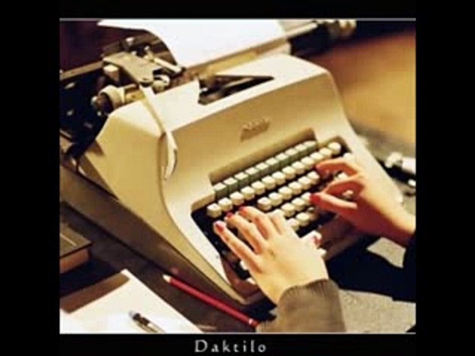 Gerçek  Daktilo Yazı sesi