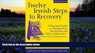 Pre Order Twelve Jewish Steps to Recovery 2/E: A Personal Guide to Turning From Alcoholism and