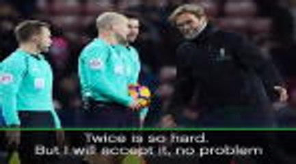 We should've had a penalty - Klopp
