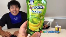 BABY FOOD CHALLENGE Super Gross Flavors! Ryan ToysReview