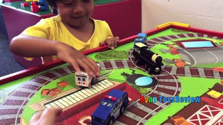 BABY'S FIRST HAIRCUT flashback  Kid Haircut Toys Trains Firetruck Ride On Car for Kids Video