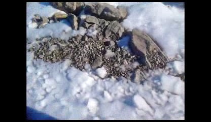 Gerçek  karda yürüyüş ayak sesleri