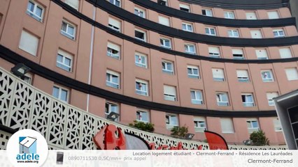 Location logement étudiant - Clermont-Ferrand - Résidence Les Lauréades