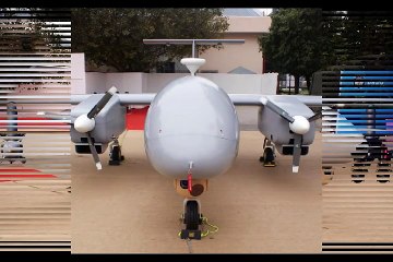 Military Weapon Rustom-II India s Indigenous Armed Drone with Missiles maiden flight