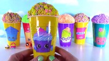 SHOPKINS Season 4 Surprise Cups! Learn Colors with Petkins Ultra Rare Shopkins