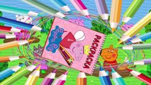 Свинка Пеппа раскраска Coloring Book Learn Colors Teach Colours Baby Toddler Peppa Pig