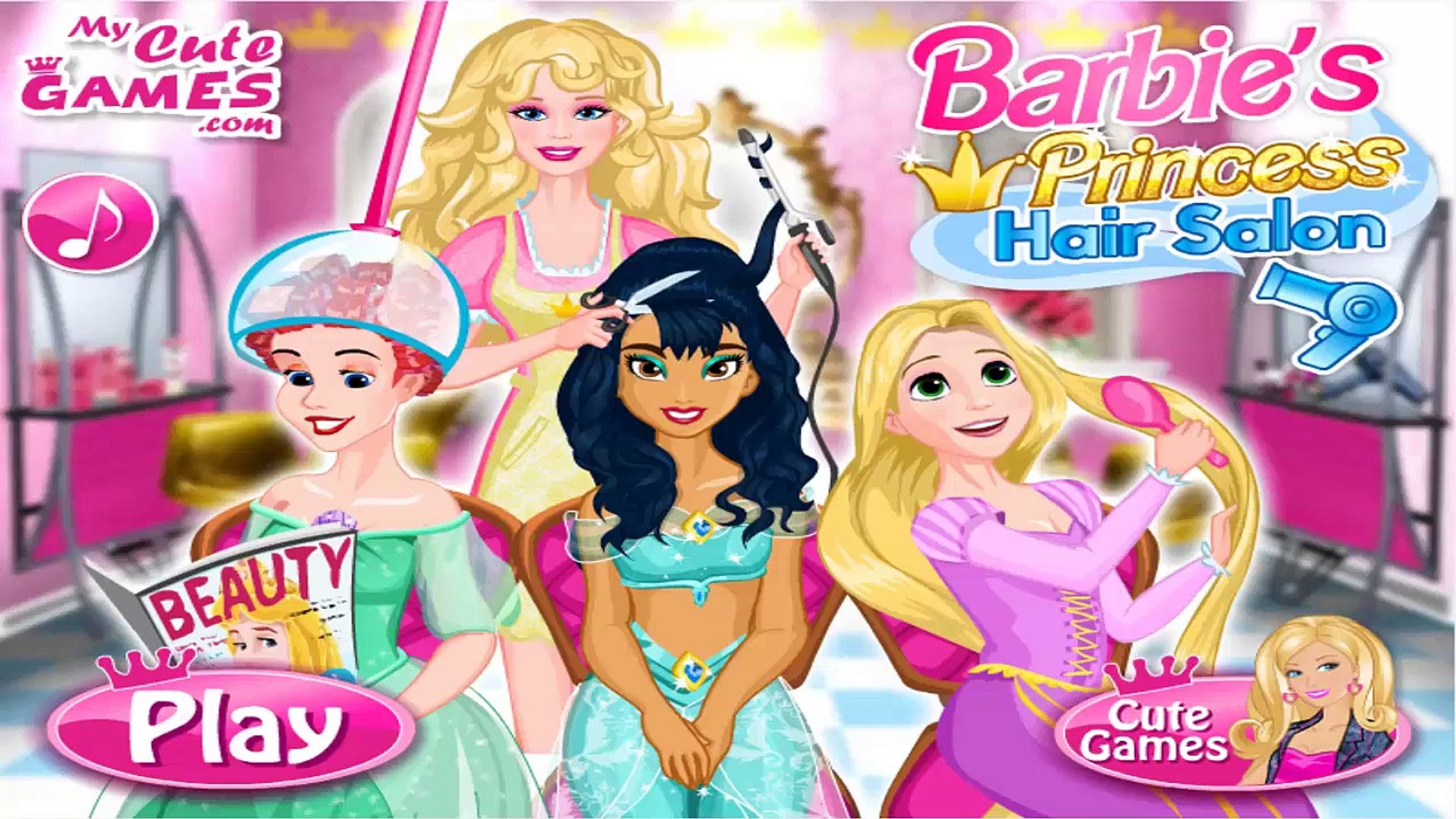 barbie hair makeover game