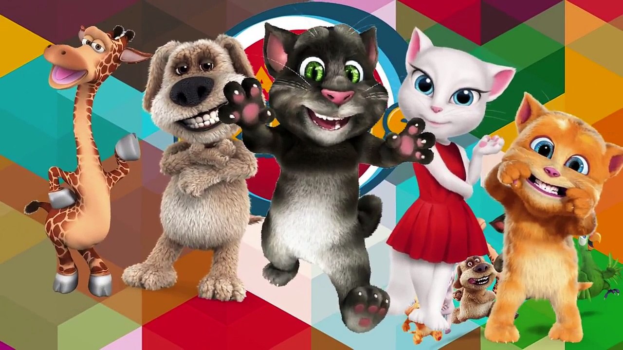 Talking Tom & Friends new Finger Family - Nursery Rhyme for Children