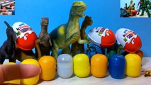 Jurassic Kinder Dinosaur Surprise Eggs Unboxing Kinder Surprise Eggs in the Jurassic World Park