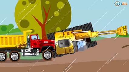 The Excavator - Diggers Cartoons | Video for kids - World of Cars for children