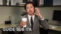 The Walking Dead Star Steven Yeun’s Guide to Surviving a Zombie Apocalypse (at the Office) GQ - SUB ITA