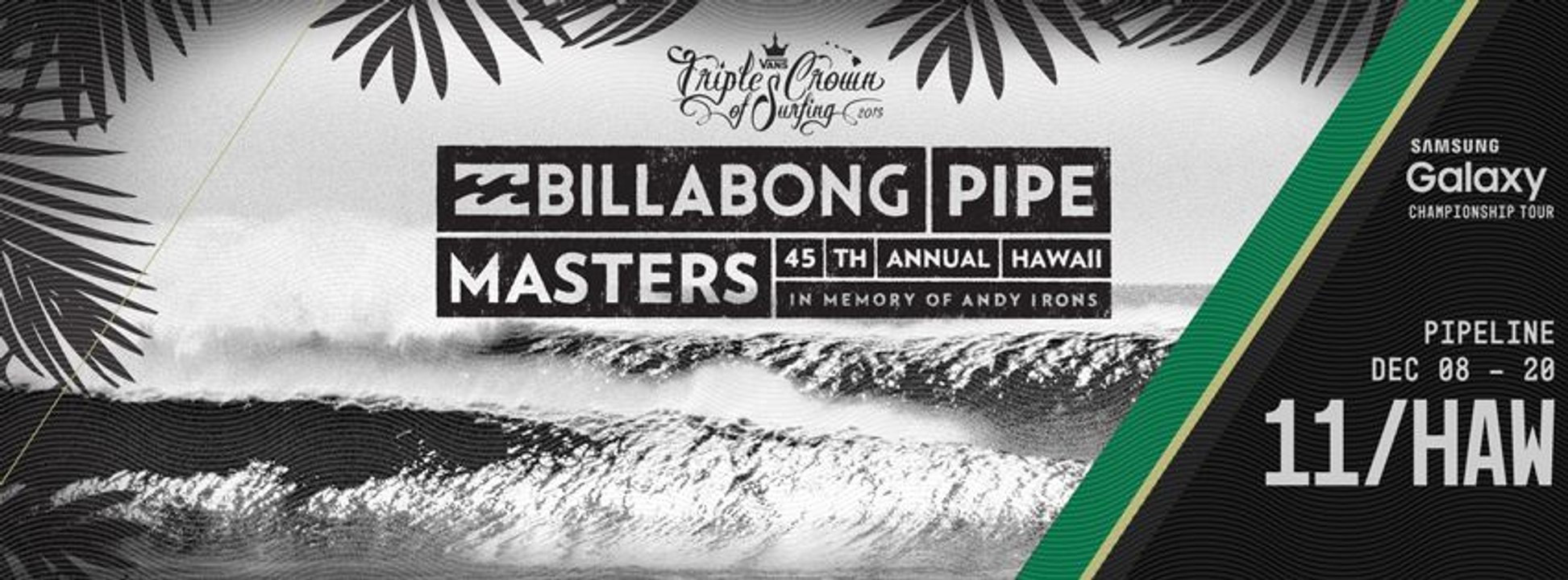 wsl billabong pipe masters 2015 ronda 3 heat 4 live on-