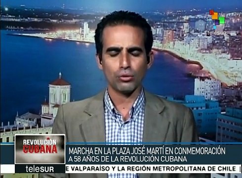 Pueblo cubano conmemora los 58 años de la Revolución