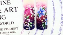 How to paint your nails perfectly 2 - One stroke painting - free tutorials