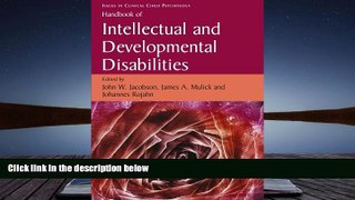 Audiobook  Handbook of Intellectual and Developmental Disabilities (Issues in Clinical Child