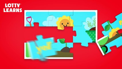 Learning Colors for kids with puzzles   LOTTY LEARNS