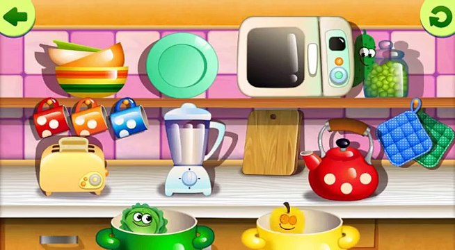 Learn Fruits Vegetables Shapes Sizes & Colors - Fun Learning Games for Kids Toddlers & Babys